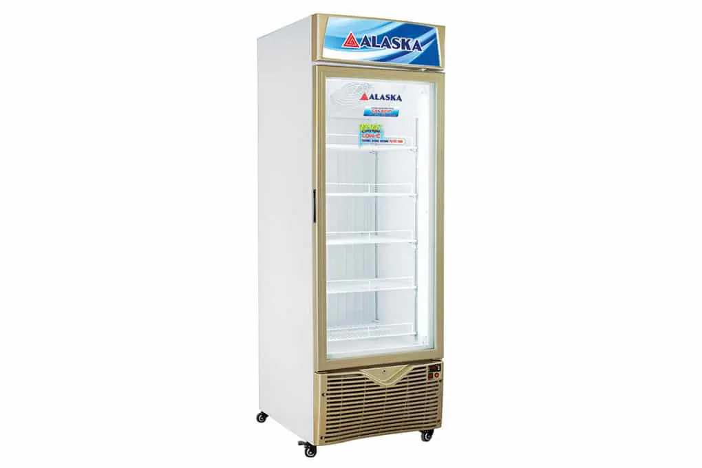 Tủ đông đứng Alaska IFG-350 cửa kính dung tích sử dụng 350 lít